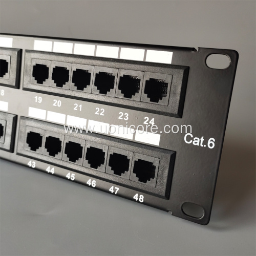 48 port home ethernet patch panel RJ45